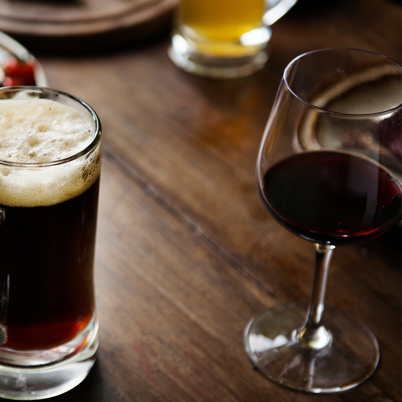 Craft beer, wine, and cider poured at The Social House