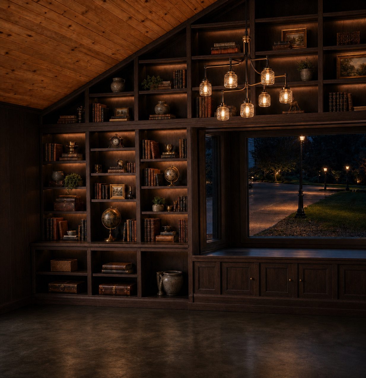 The Library at The Social House, Mapleside Farms