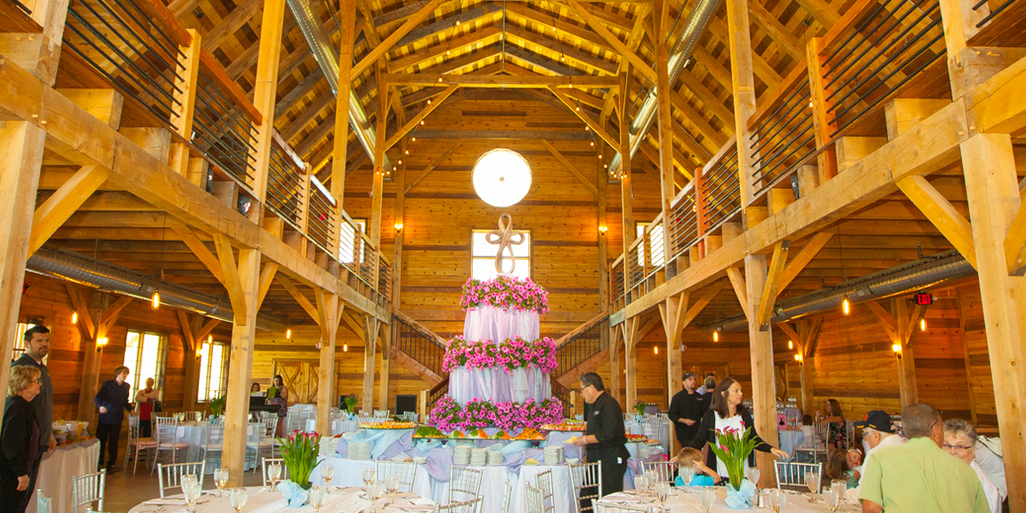 Wedding celebration at The Barn