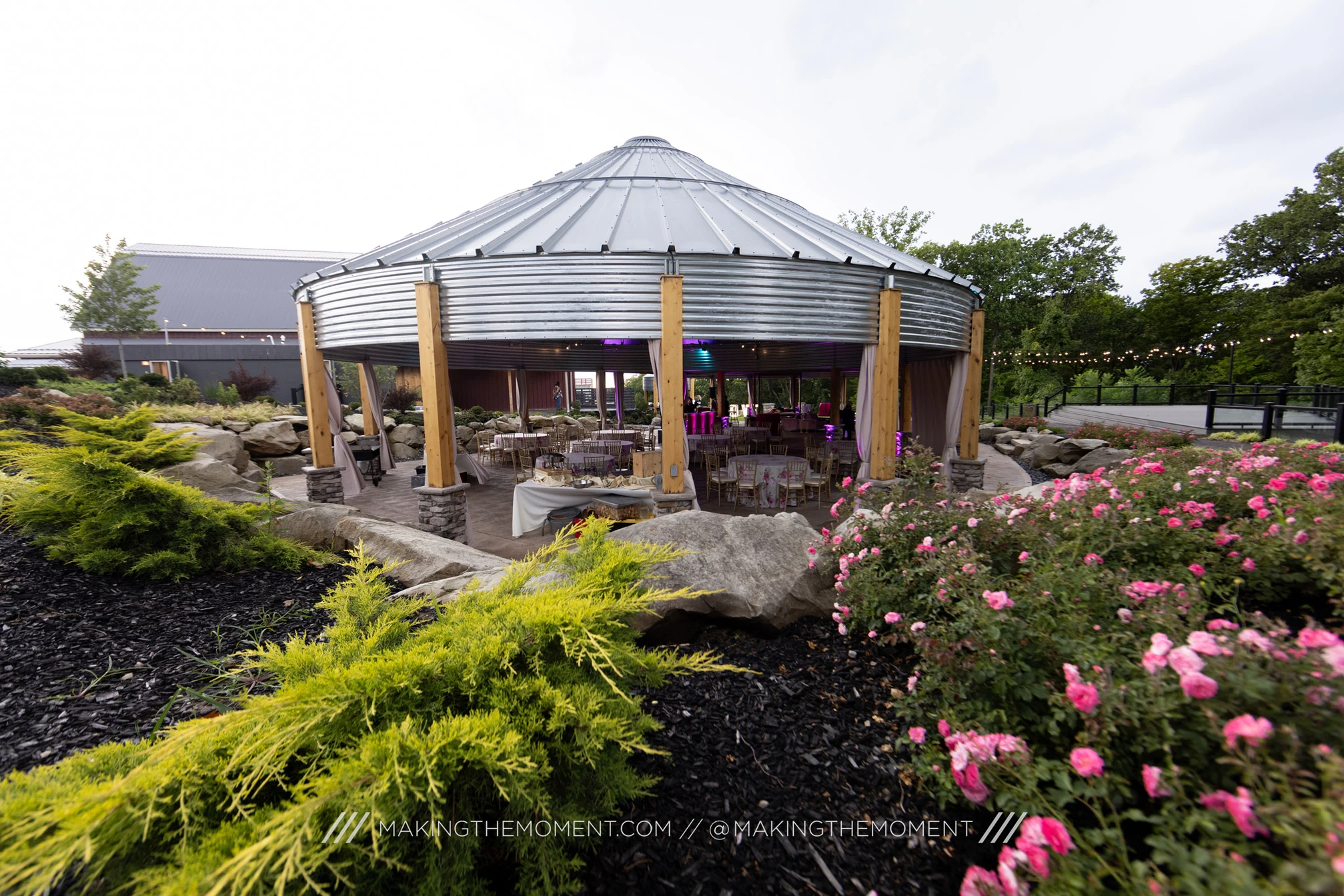 Wedding flowers at The Waterfall