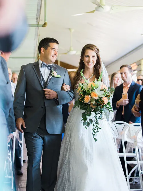 Walking down the aisle
