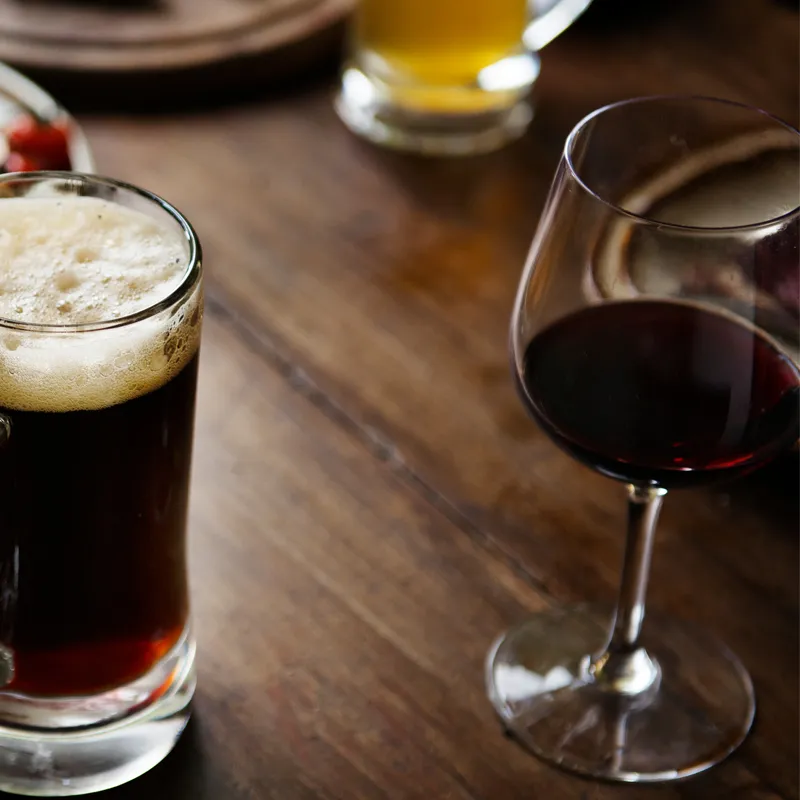 Craft beer, wine, and cider poured at The Social House