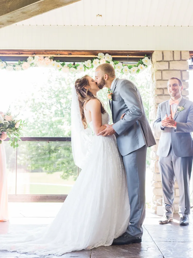 Wedding kiss