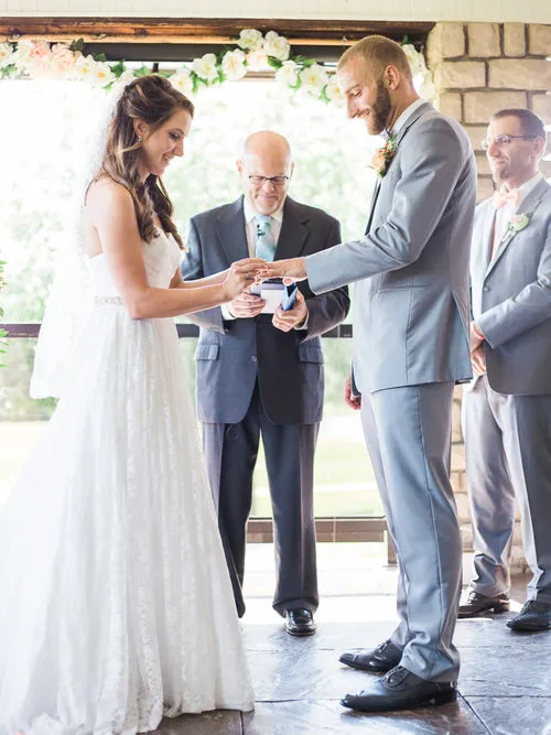 Wedding ring detail