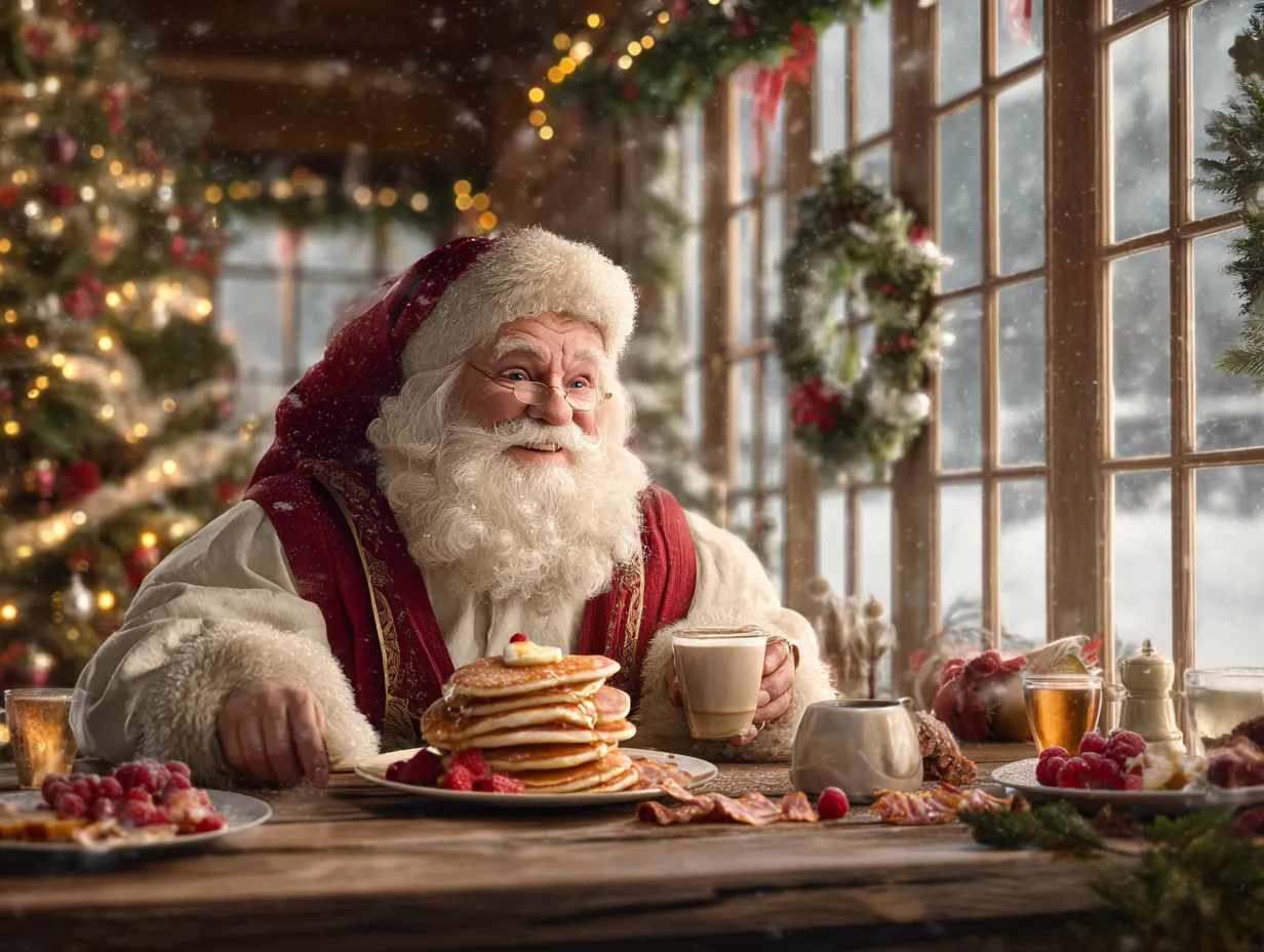 Breakfast with Santa at Mapleside Farms