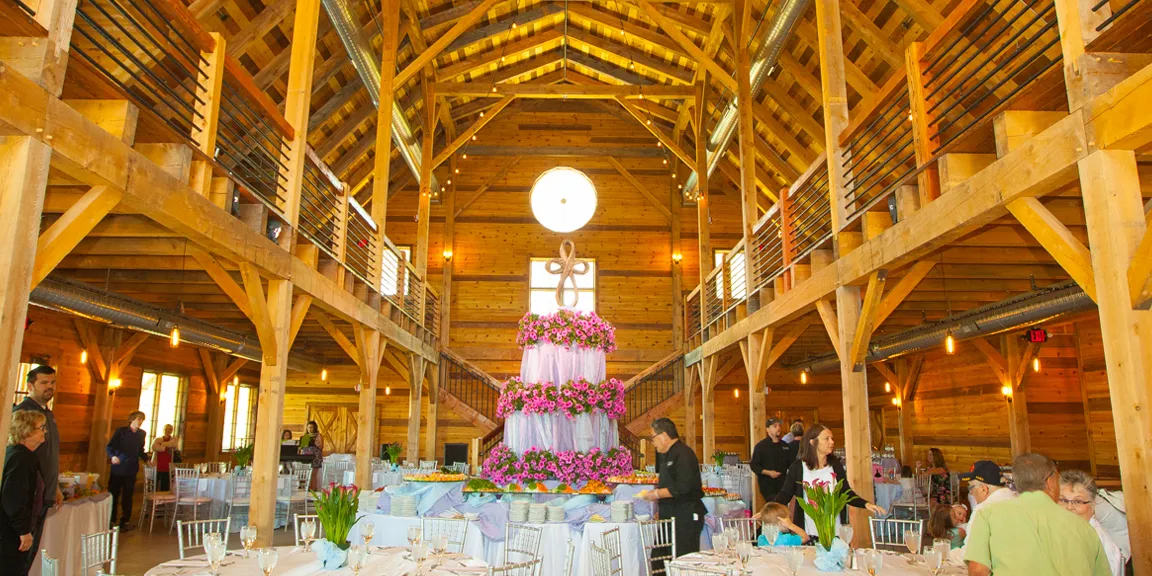 Wedding celebration at The Barn
